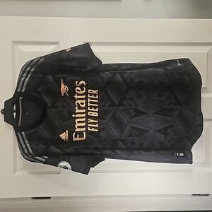 Adidas Arsenal 22/23 Authentic Away Jersey, size XL, G.Jesus 9, black